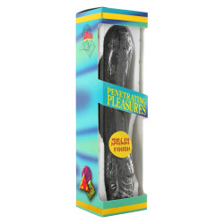 Seven Creation Gode Vibrant en Jelly 18 x 4.5 cm Noir